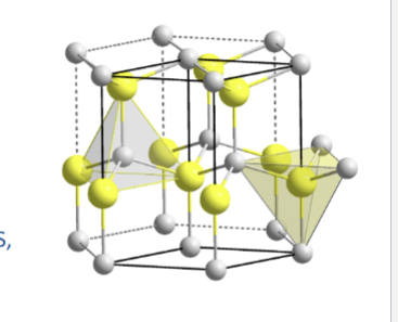 <p>[HCP] + ½ tetrahedral (corner sharing)</p>
