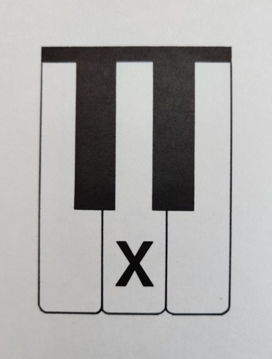 <p>The note marked with an "X" is a ________</p>