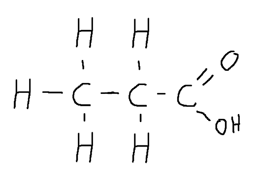 <p>C2H5COOH</p>
