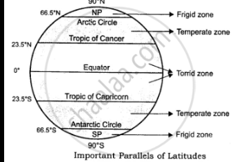 <p>Imaginary lines that is parallel to the equator</p>