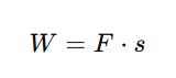 <p>Arbete uppstår när en kraft (F) förflyttar ett föremål en viss sträcka (s) i samma riktning som kraften verkar.</p><ul><li><p>Arbete (W) = När en kraft förflyttar något en viss sträcka [Joule (J)].</p></li><li><p>Kraft (F).</p></li><li><p>Sträcka (s) =&nbsp;Hur långt ett objekt har rört sig [m].</p></li></ul><p></p><p><strong>Ex:</strong>&nbsp;</p><ul><li><p>Du lyfter en låda upp 2 meter med kraft på 100 N.&nbsp;</p></li><li><p><span>W = 100 [N] * 2 [m] = 200 [J].</span></p></li><li><p><span>Det betyder att du har överfört 200 Joule energi till lågan (i form av lägesenergi) </span></p></li></ul><p></p>