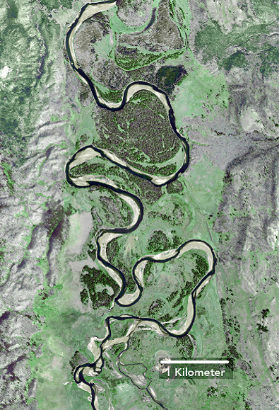 <p>Formed when there is a low surface gradient and high sinuosity. </p>
