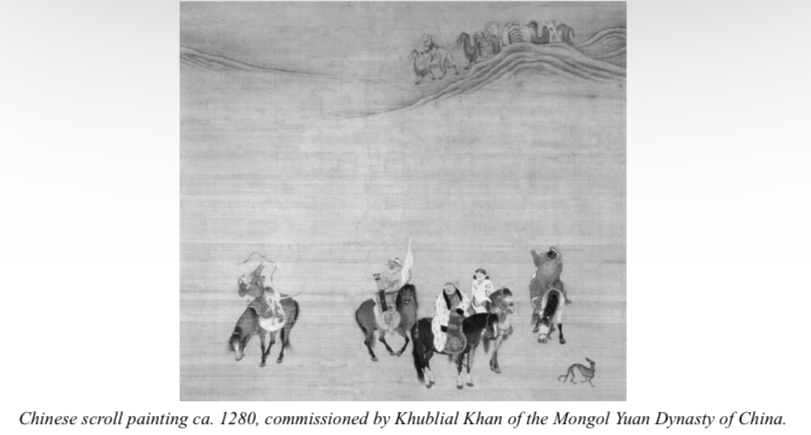 <p>Which of the following accurately describes the Mongol Empire’s role in facilitating trans-Eurasian trade?</p><p>A. It imposed Mongol religious beliefs and practices on conquered peoples.</p><p>B. It reestablished the Silk Roads between East Asia and Europe.</p><p>C. It created a self-contained economic system by banning non-Mongol merchants from its territories.</p><p>D. It developed a sophisticated bureaucracy staffed by talented Mongols.</p>