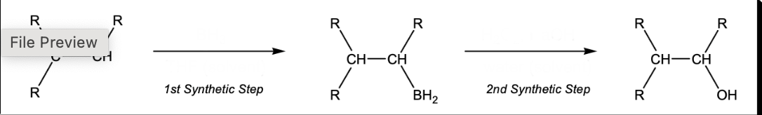 <p>Anti-Markovnikov Addition of H and Br</p>