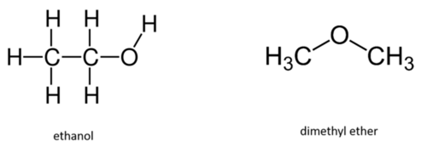 <p>Ethanol because it is a hydrogen bond donor and acceptor and, therefore can form three hydrogen bonds with water</p>
