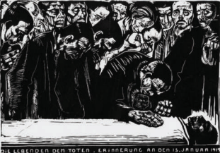 <p>Memorial Sheet for Karl Liebknecht</p>