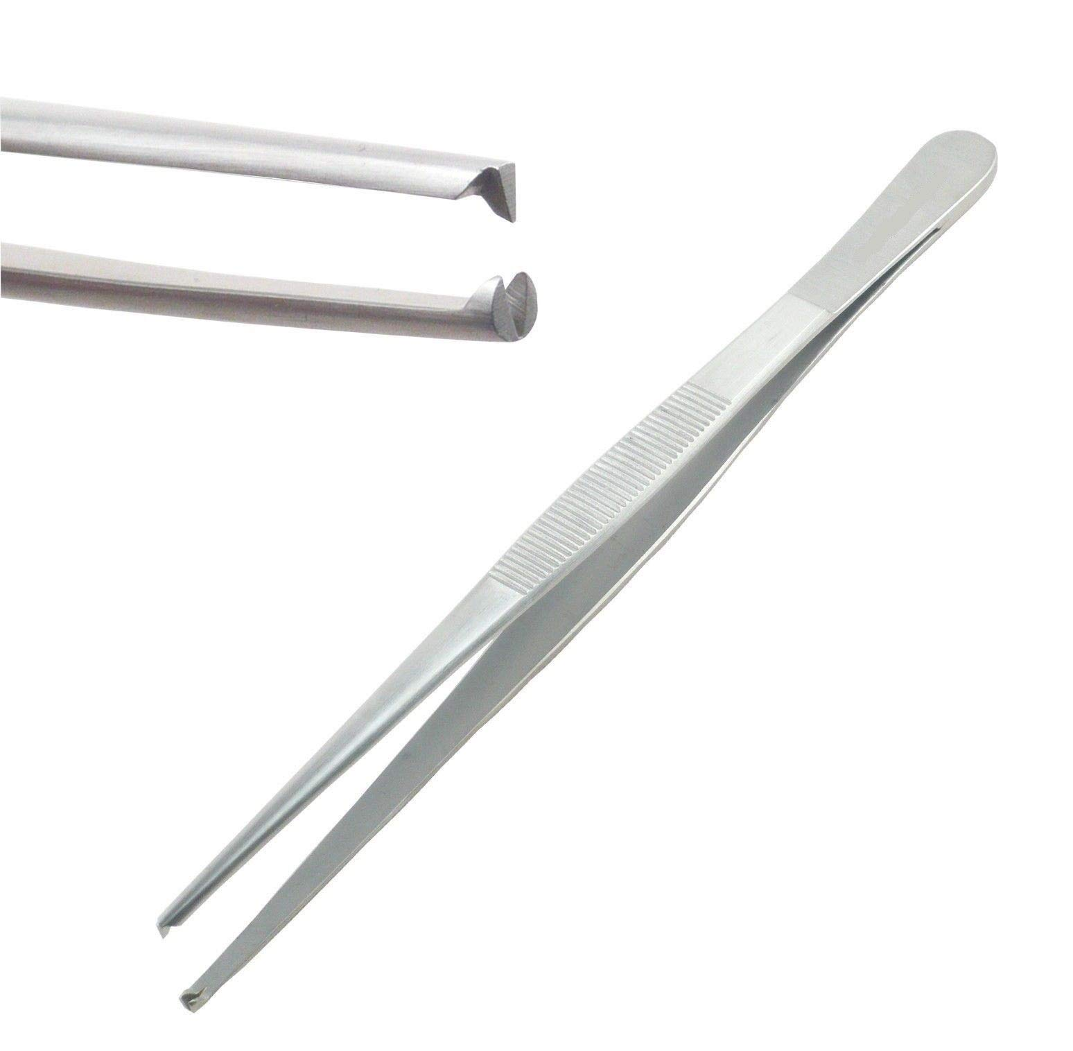 <p>To grasp skin and other dense tissues so as to place sutures. Can cause extensive damage to delicate tissue.</p>