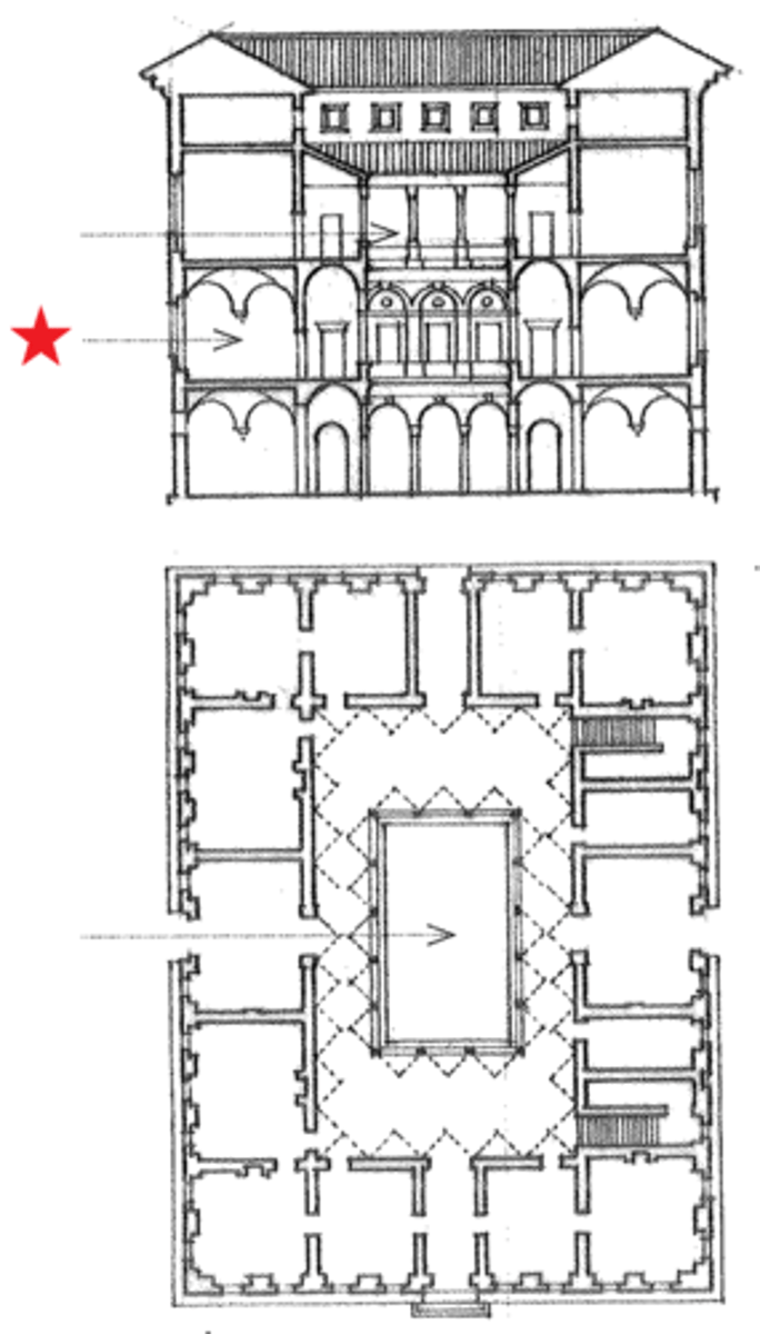 <p>the principal story of a large building</p>