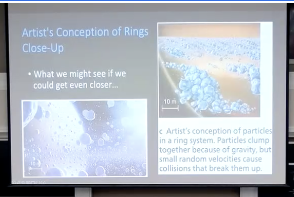 <ul><li><p>Biggest rocks are about the size of cars</p></li></ul><p></p>