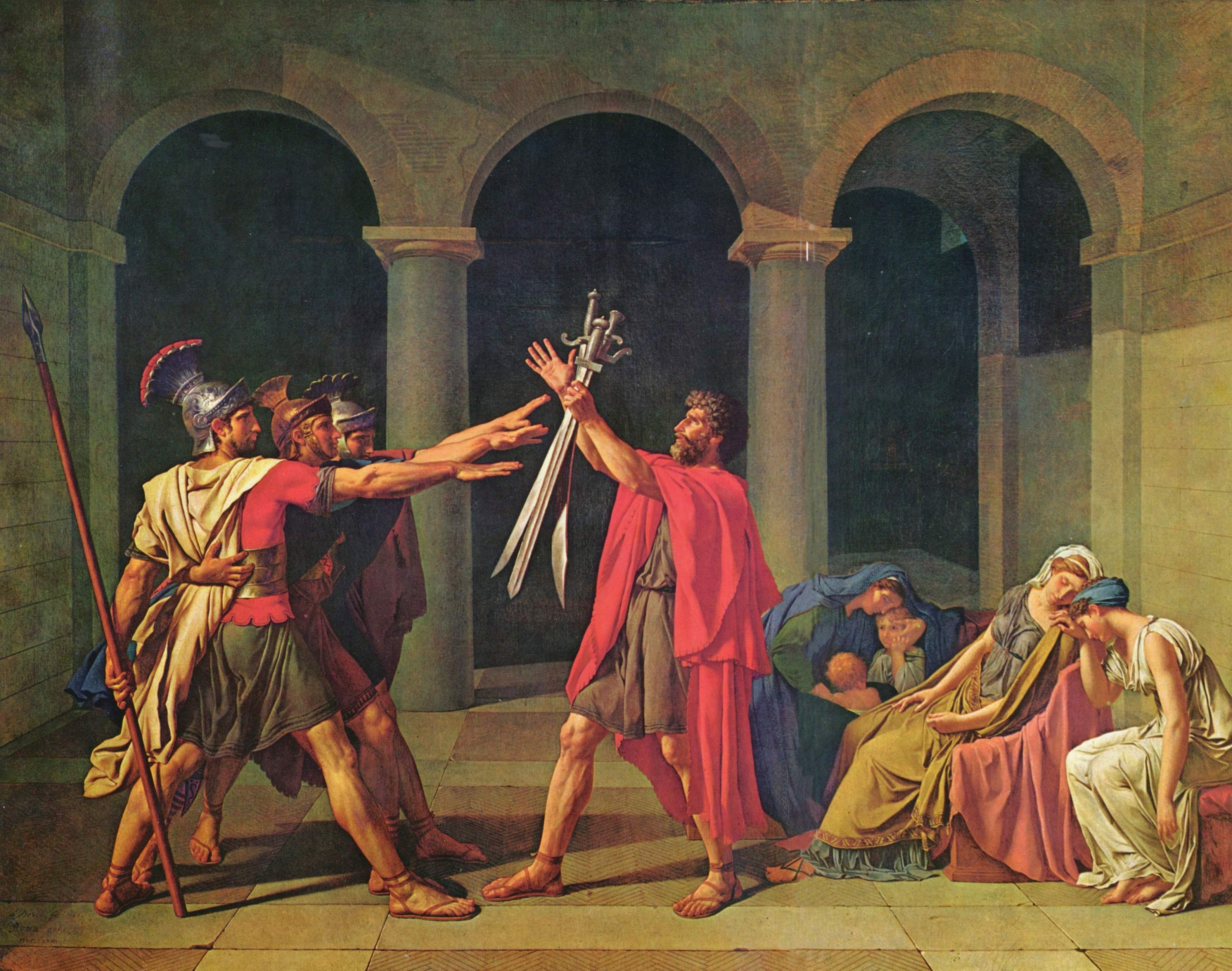 <p>Oath of the Horatii</p>