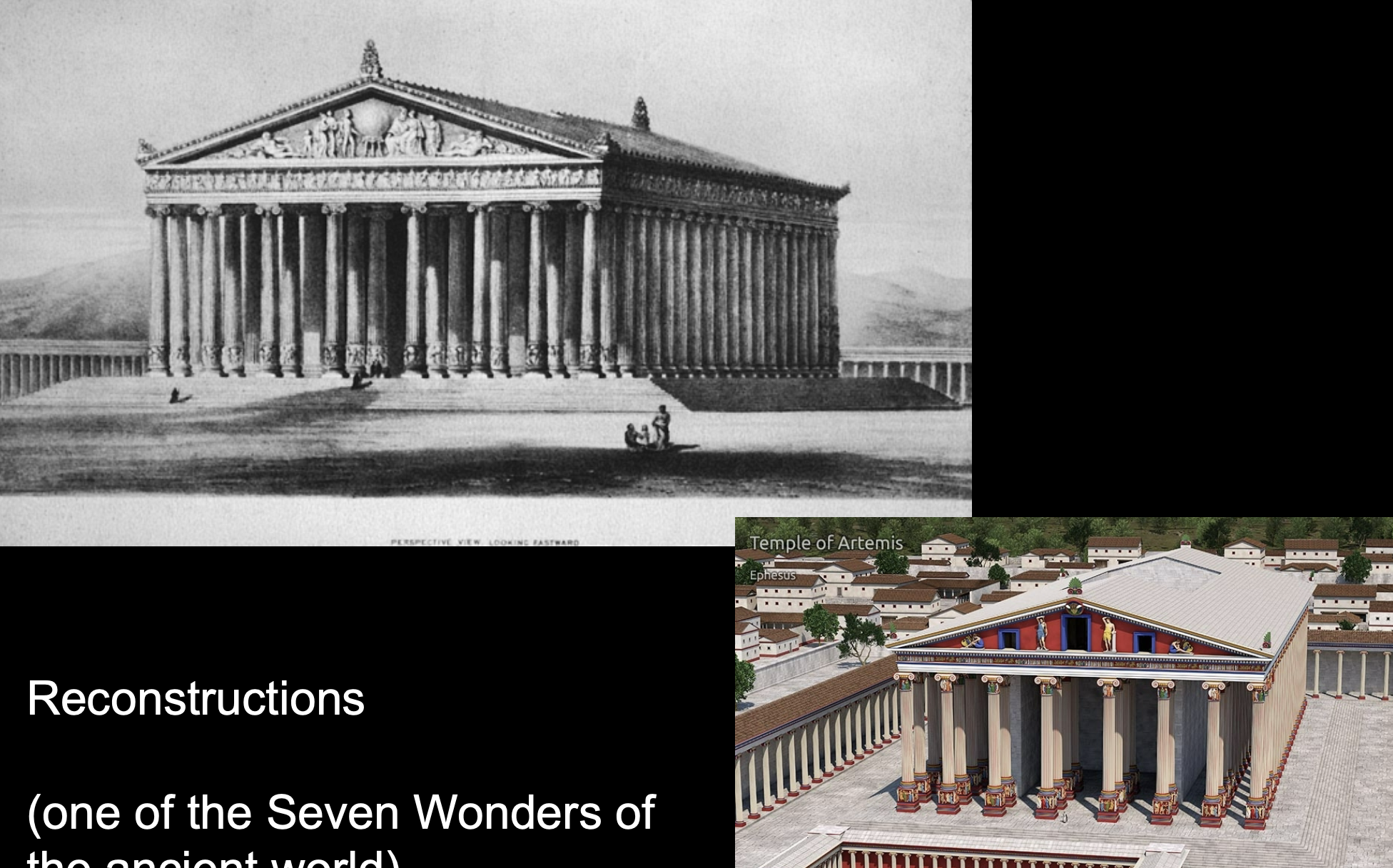 <p>Temple of Artemis at Ephesus </p><p>ca 550</p><p>dipteral</p><p>Ionic</p>