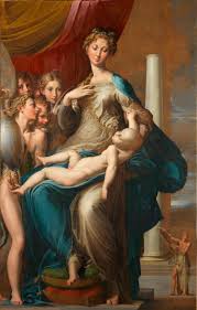 <p>A style that exaggerates proportions, poses, and spatial relationships, often emphasizing elegance over naturalism.<br><br>Parmigianino’s <em>Madonna of the Long Neck</em>.</p>