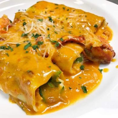 <p>Cannelloni di Granchio e Aragosta</p>