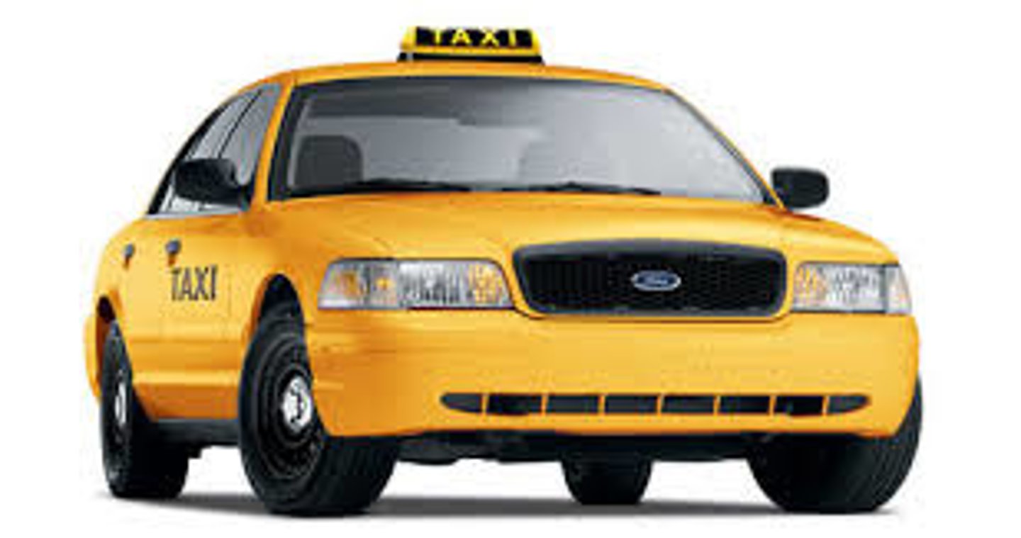 <p>el taxi</p>