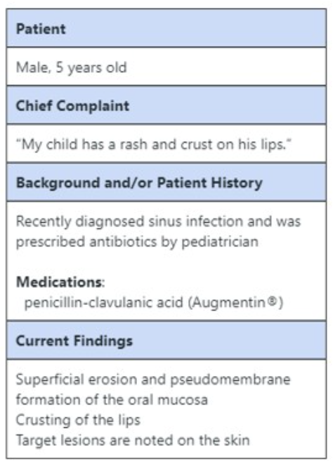 <p>what is the most likely diagnosis?</p>