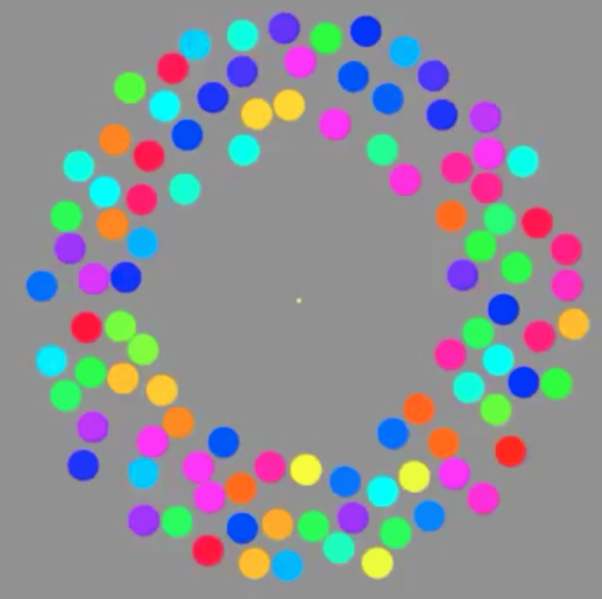 <p>when objects move, it is more difficult to notice changes (eg. colour changes)</p>