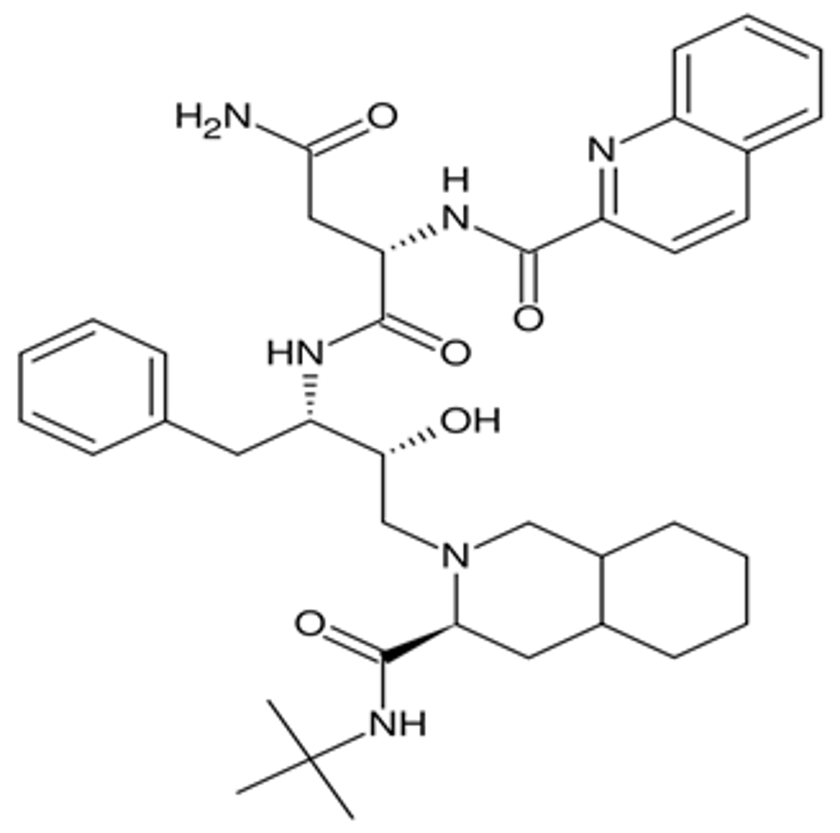 <p>HIV protease inhibitor that is an analog of phenylalanine proline cleavage site</p>