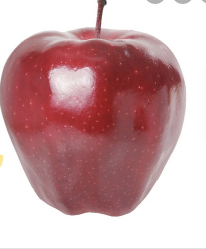 "Classic" apple, easily identifiable. Dark-normal red color, "balls" on the bottom with deep basin and oblong shape.