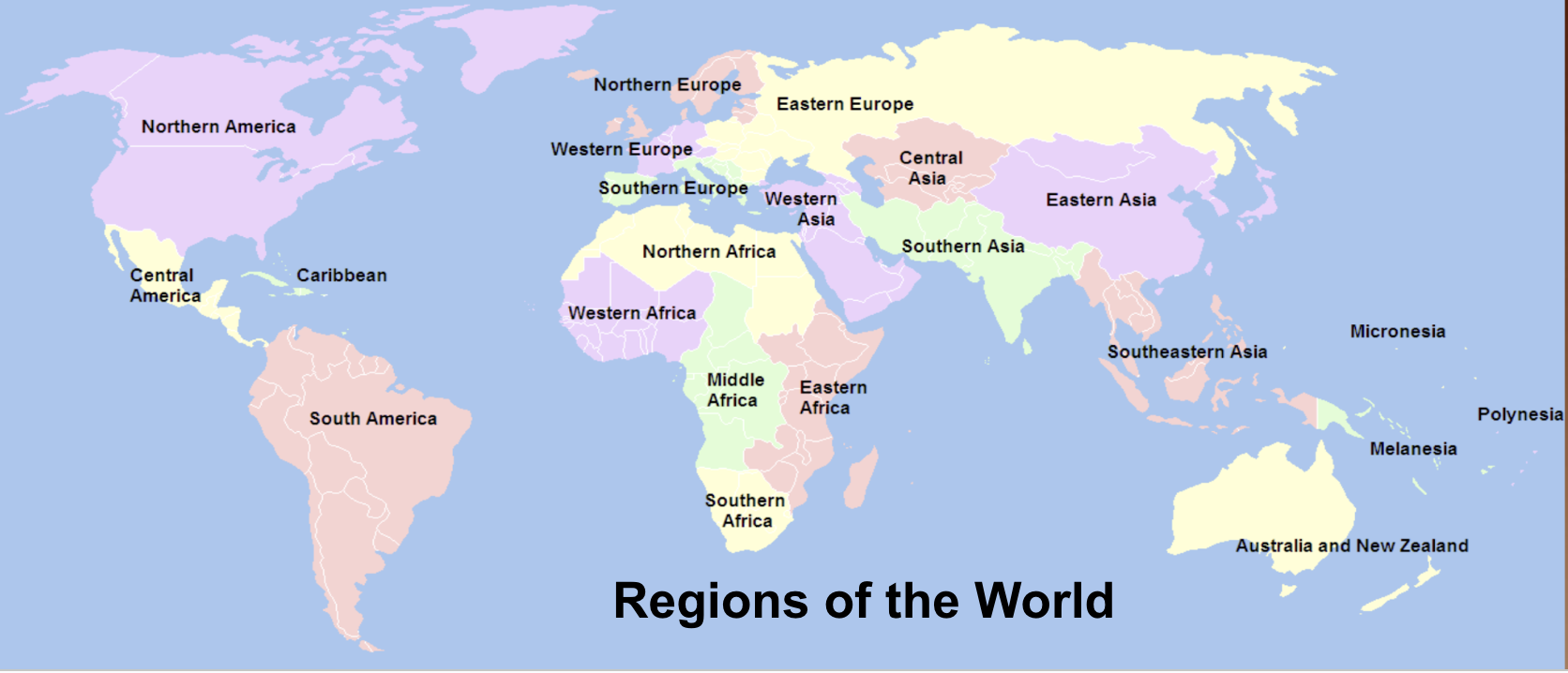 <p><span style="background-color: transparent;"><span>An area on the planet that is composed of places with similar physical or human characteristics.</span></span></p>