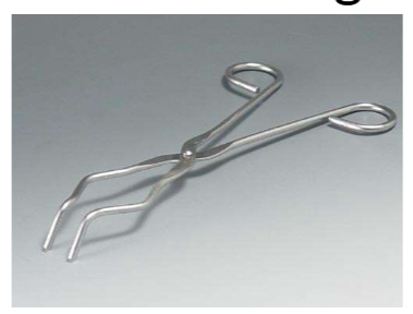 <p><span>Crucible tongs are large pincers made of welded steel that are</span></p><p><span>used to grasp and take a hot crucible out of a fire or furnace,</span></p><p><span>or to move a crucible from one location to another.</span></p>