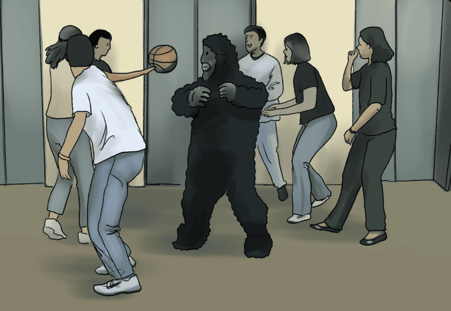 <p>Inattentional Blindness</p>