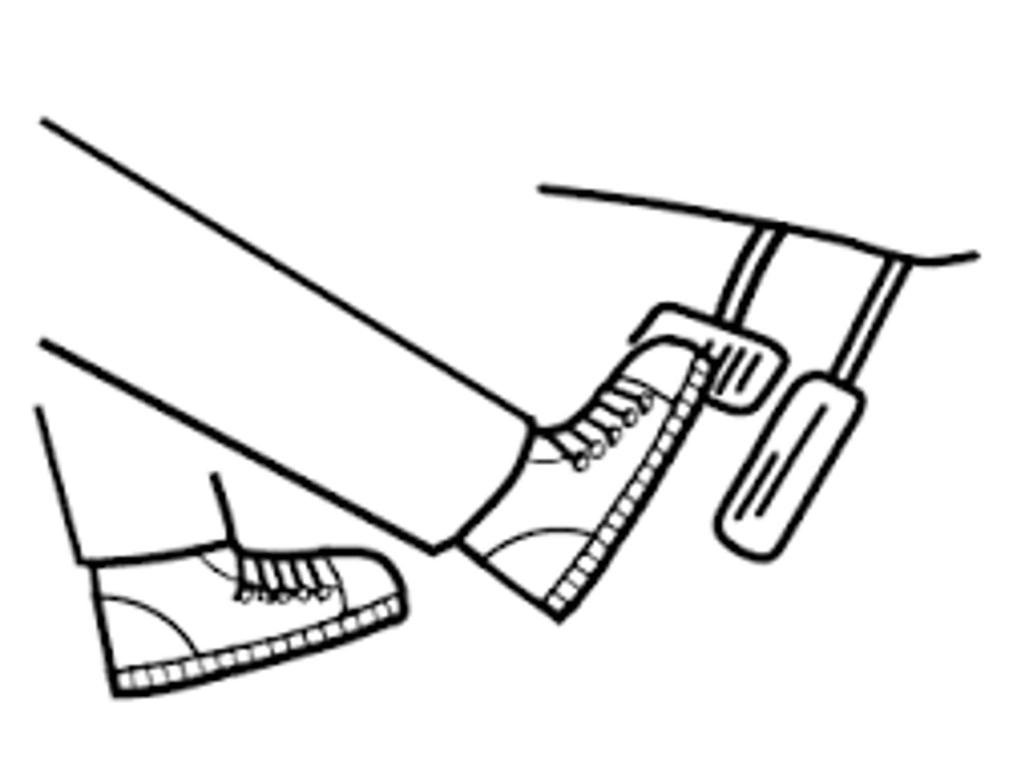 <p>to brake</p>