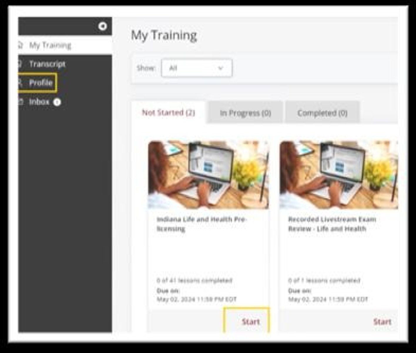 <p>Pre-licensing Course, Prep Review Course, and Exam Simulator.</p>