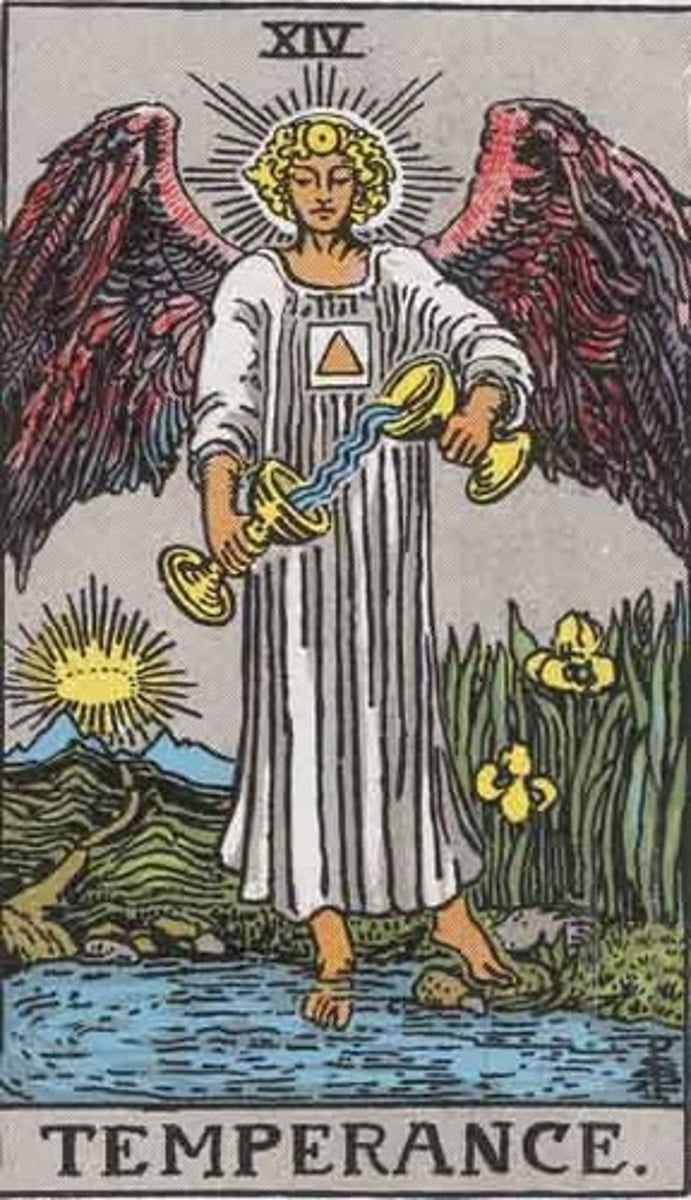 <p>Patience, moderation, compromise, balance, healing.</p>