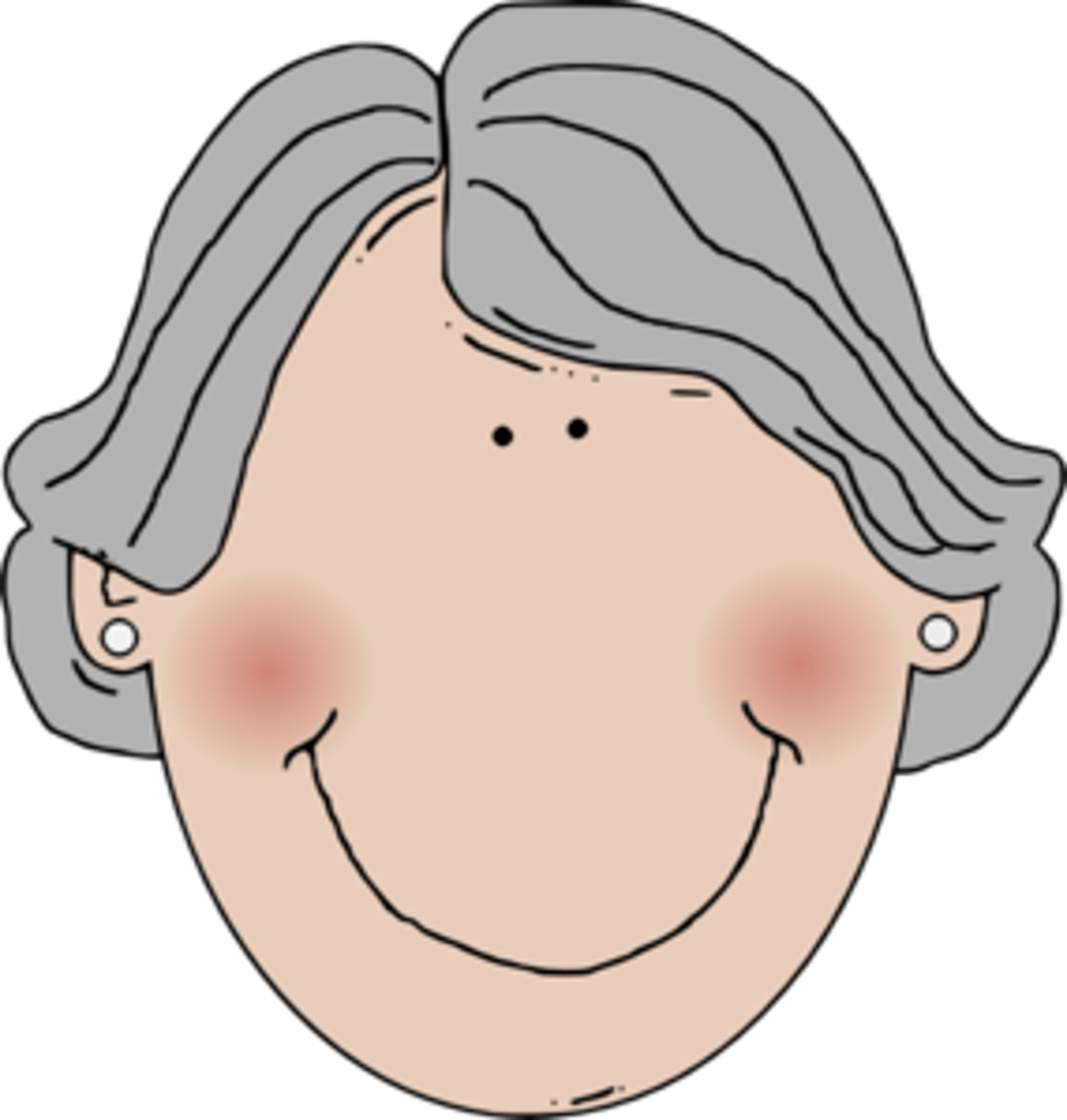 <p>gray hair</p>