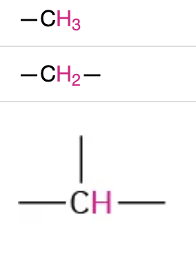 <p>hydrogen is on an alkyl chain</p>