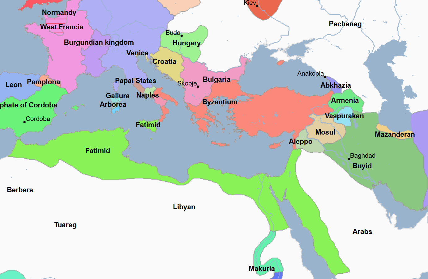 <ul><li><p>4th Caliph of the Fatimid Caliphate </p></li><li><p>Under his reign, the Fatimid Caliphate </p><ul><li><p>Conquered much of Egypt </p></li><li><p>Established Cairo, in Egypt, as their (new) capital and one of the most important cities in the Islamic World for two reasons: </p><ul><li><p>To sever the local Sunni Muslim population from their links with the Abbasid Caliphate in Baghdad</p><ul><li><p>They still owed allegiance to Baghdad given their religious affiliation </p></li></ul></li><li><p>To create a center of Shia Muslim learning and education comparable to those in Baghdad  </p><ul><li><p>Under his reign, the Al-Azhar Mosque was constructed and completed in Cairo, it served as both a palace and as a university </p></li></ul></li></ul></li></ul></li></ul><p></p>