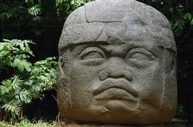 <p>curated by the olmec people in mesoamerica - architecture featured a lot of glazed brick in patterned, tile pathways; the presence of mounds correlate to the need to decorate</p>