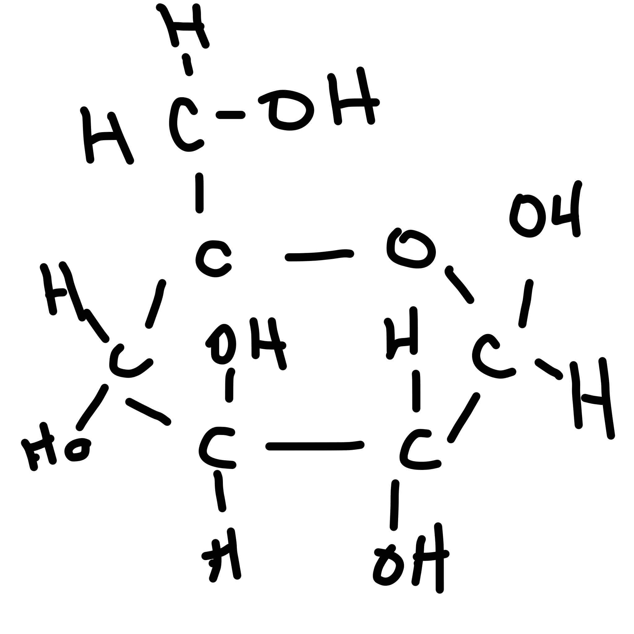 <p>Draw beta glucose</p>