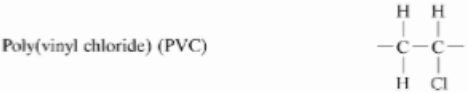 <p>Poly(vinyl chloride) (PVC)</p>