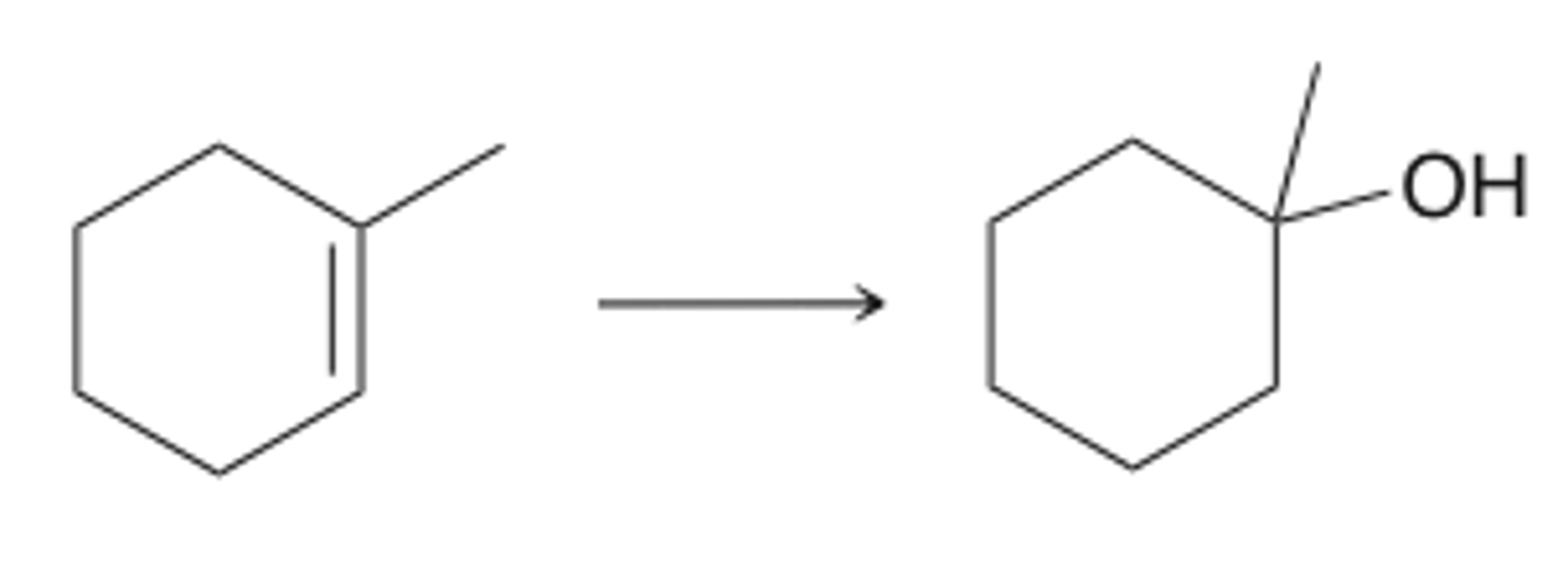 <p>Add H and -OH*</p><p>Anti, + En</p>