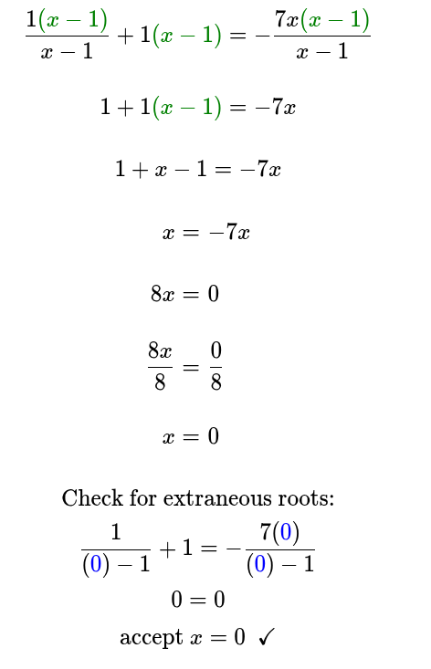 <p>x=0</p>