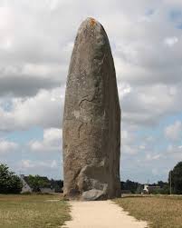 <p>single stone standing upright</p>