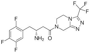 <p>Name the structure<br><br>has piperazine fused pyrazole with α-aminoacyl moiety (most popular drug)</p>