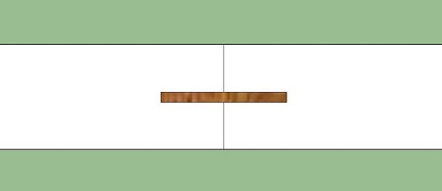 <p>a short reinforcing bar extending equally into two abutting sections of concrete to prevent differential movement</p>