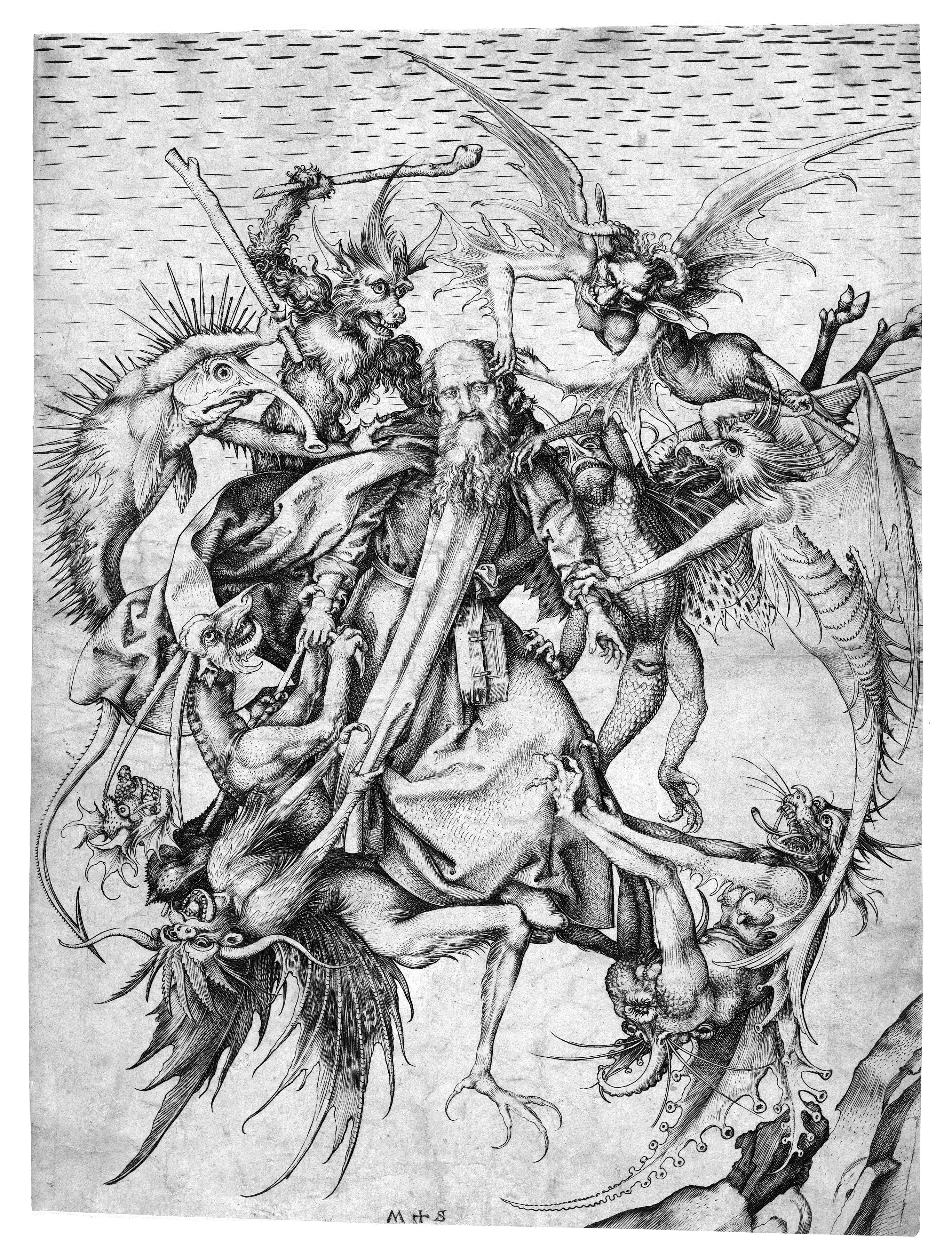 <p>Engraving with a metal plate</p>