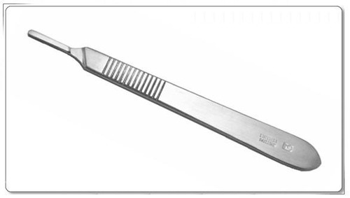 holds scalpel blade