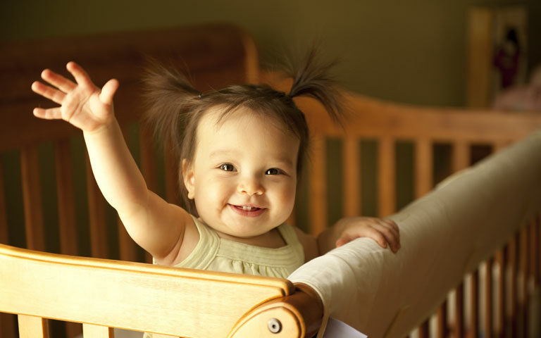 <ul><li><p><strong>1-2 words, social gibberish</strong></p></li><li><p style="text-align: left">recognizes own name</p></li><li><p style="text-align: left"><strong>imitates</strong> sounds</p></li><li><p style="text-align: left"><mark data-color="yellow" style="background-color: yellow; color: inherit">responds to </mark><strong><mark data-color="yellow" style="background-color: yellow; color: inherit">simple commands</mark></strong><mark data-color="yellow" style="background-color: yellow; color: inherit"> (No, Give me...)</mark></p></li><li><p style="text-align: left"><strong><mark data-color="purple" style="background-color: purple; color: inherit">cooperates w/dressing &amp; changes</mark></strong></p><ul><li><p style="text-align: left"><em><mark data-color="yellow" style="background-color: yellow; color: inherit">removes socks</mark></em></p></li></ul></li><li><p style="text-align: left"><strong>goal directed actions</strong></p></li><li><p style="text-align: left">able to use tool after demo</p><ul><li><p style="text-align: left"><strong>variety of schemas</strong></p></li></ul></li></ul><p></p>