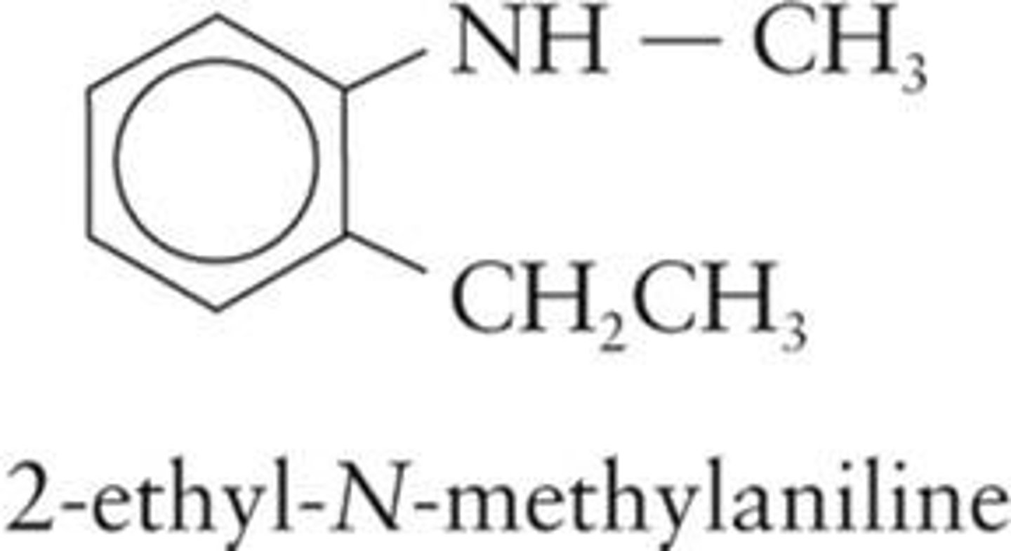 <p>Most important aromatic amine, C6H5NH2.</p>