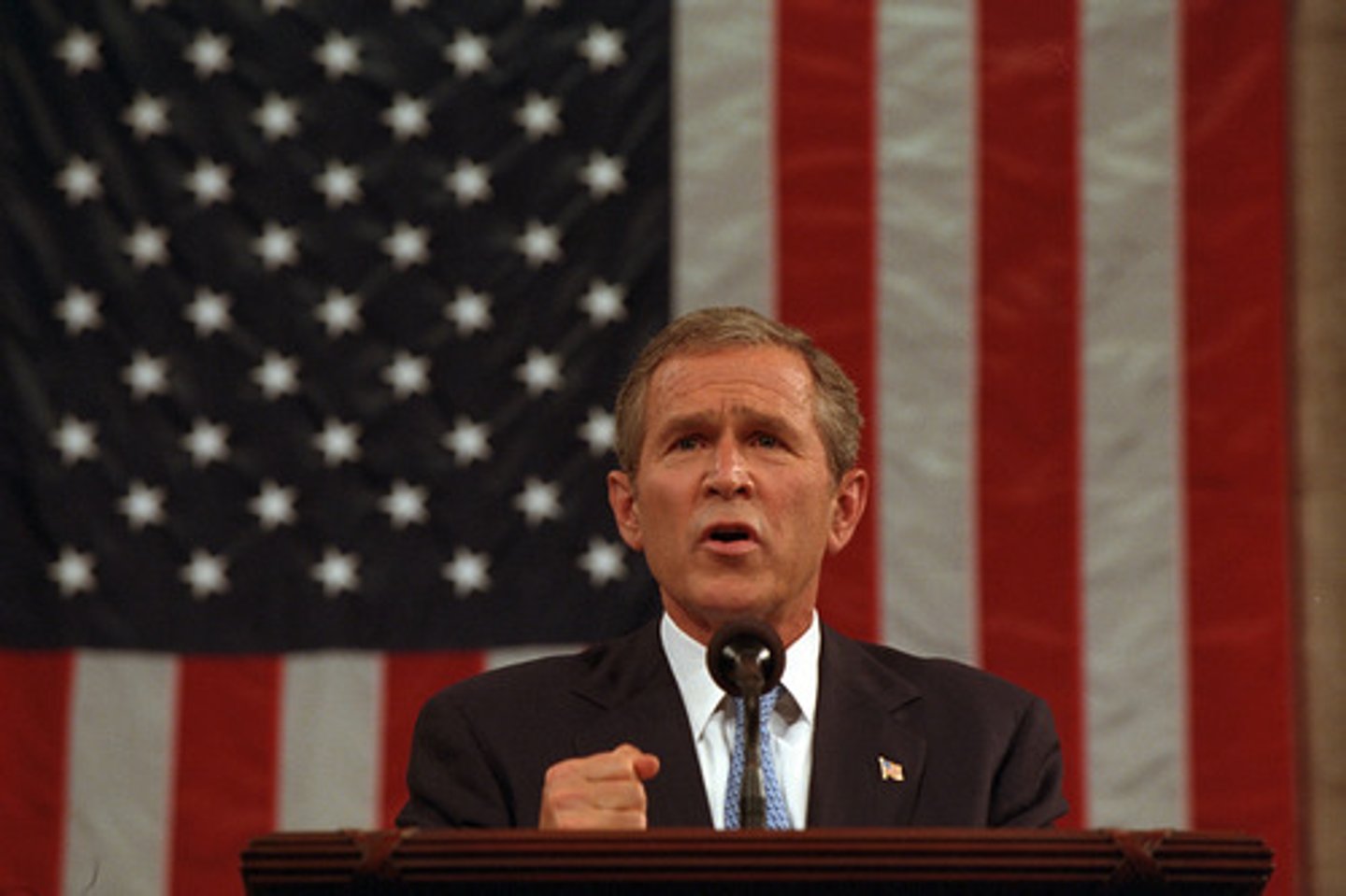 <p>Initiated by President George W. Bush after the attacks of September 11, 2001, the broadly defined war on terror aimed to weed out terrorist operatives and their supporters throughout the world.</p>