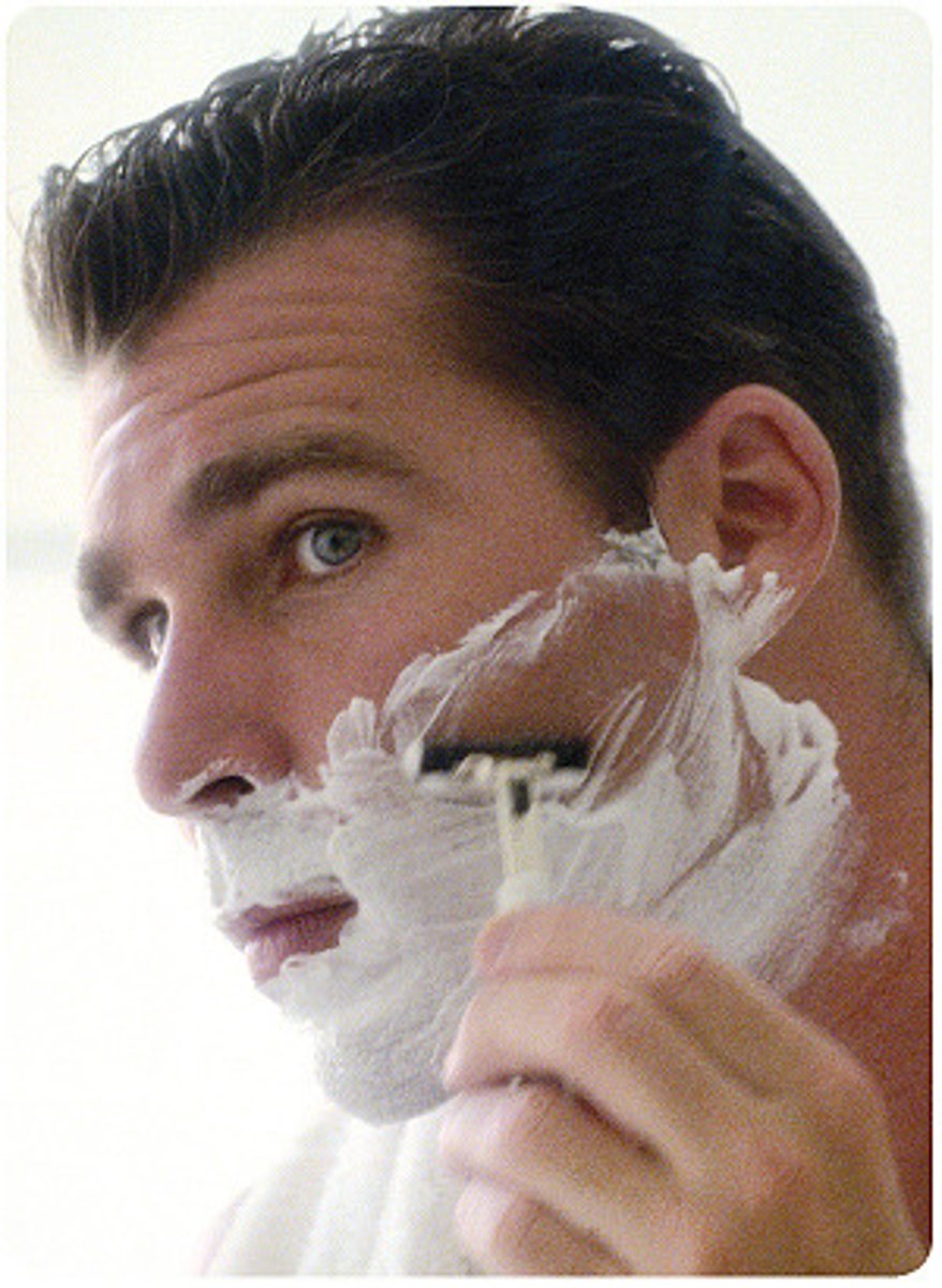 <p>to shave oneself</p>