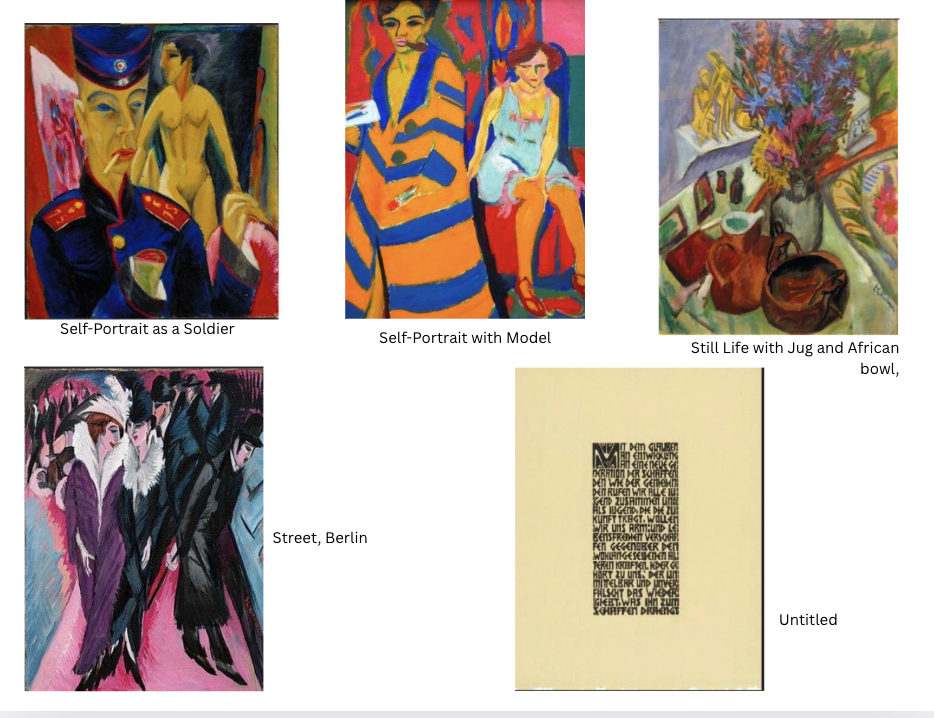 <p>Der Brücke - German Expressionism</p>