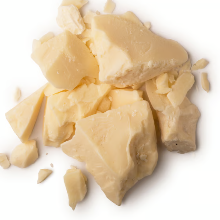<ul><li><p><em>Sticky Dates</em> scent (rich caramel, sweet dates vibe)</p></li><li><p><strong>Fair trade organic cocoa butter:</strong> moisturizes dry patches</p></li><li><p><strong>Coconut milk powder </strong>and <strong>soybean flour</strong>: creamy bathwater</p></li></ul><p></p>