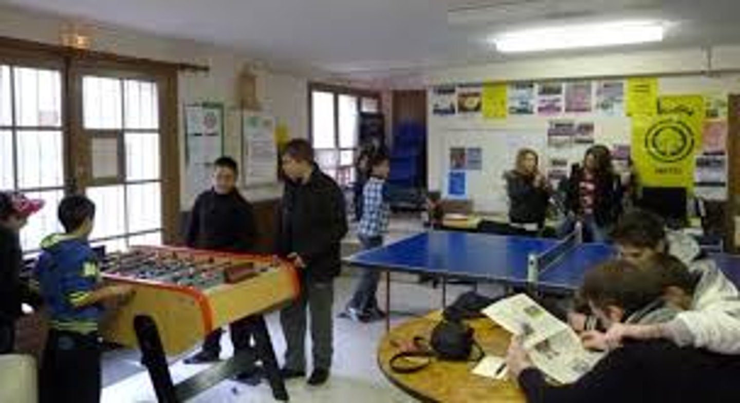 <p>el albergue juvenil</p>