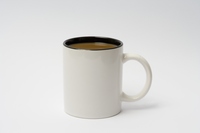 <p><span>a </span>large<span> </span>cup<span> with </span>straight<span> </span>sides<span> used for </span>hot<span> </span>drinks</p>