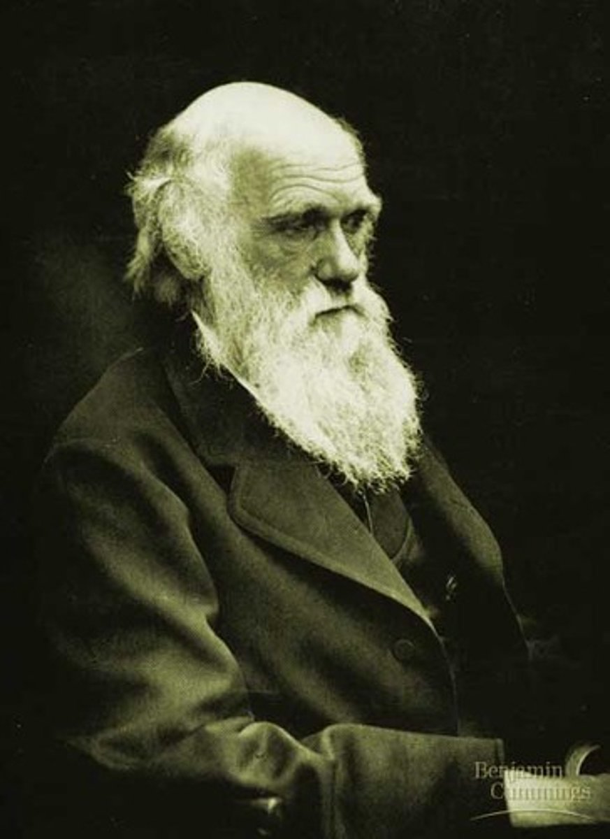 <p>An English natural scientist who formulated a theory of evolution by natural selection. He studied finches and many other species in the Galápagos Islands. He wrote "On the Origin of Species by Means of Natural Selection".</p>